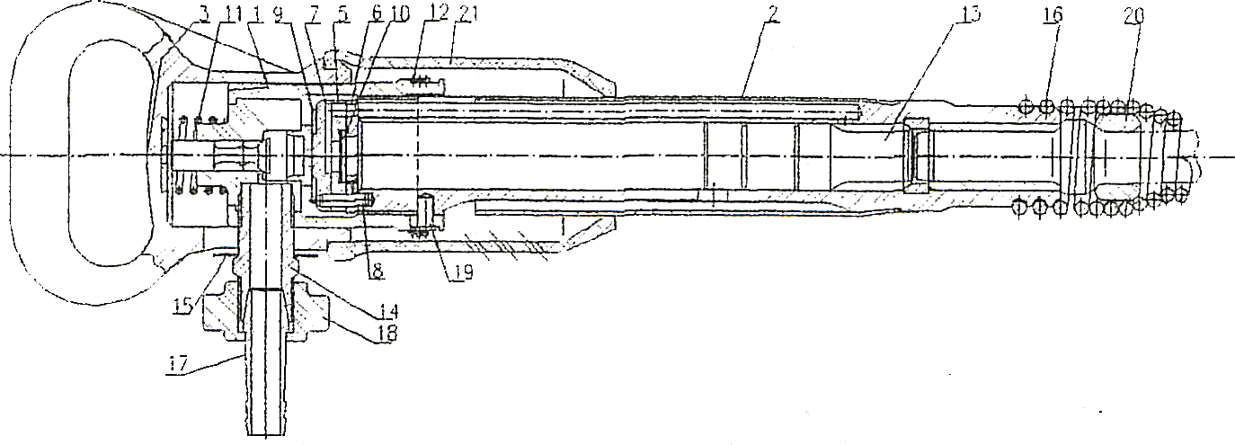 Рисунок 1. Молоток отбойный пневматический МОП-2